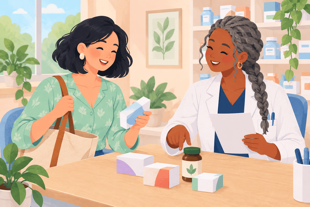Illustration about medicines that interact with the pill