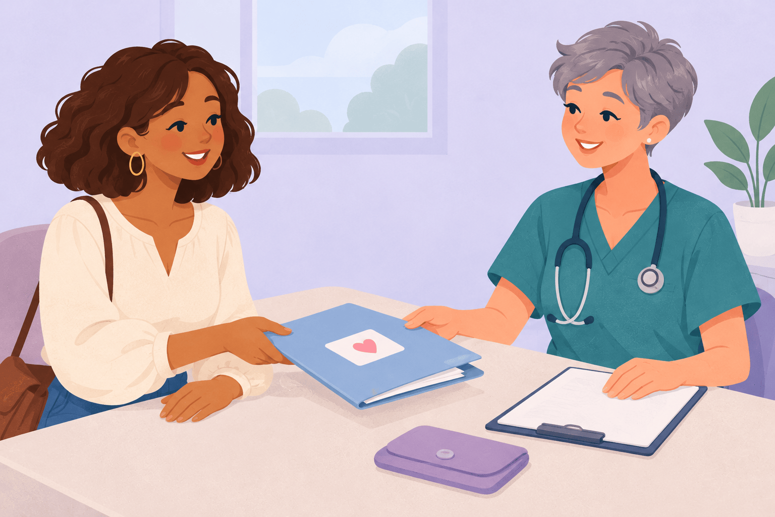 Illustration about contraception reviews