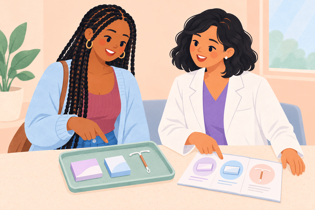 Illustration about emergency contraception choices