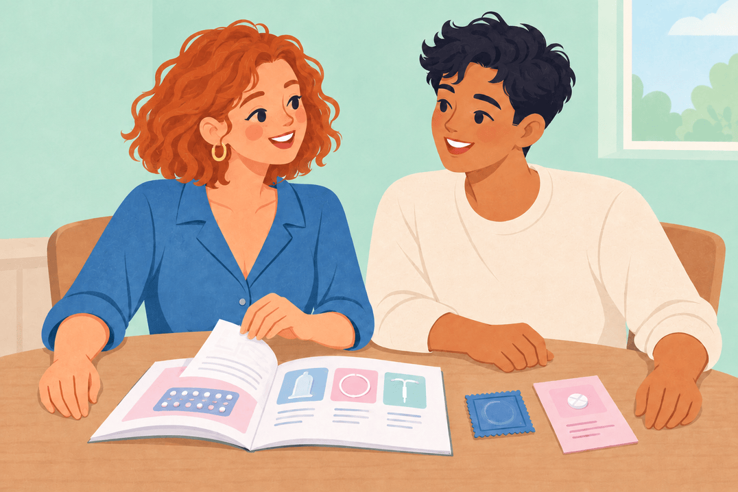 Illustration about sex after emergency contraception