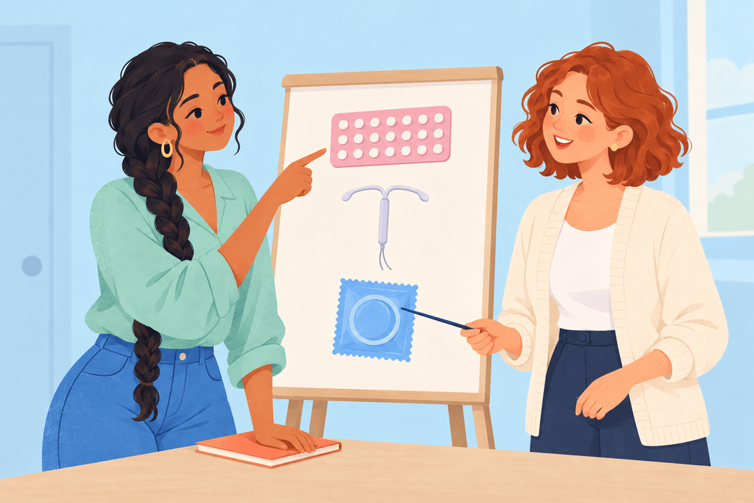 Illustration about withdrawal and pregnancy prevention