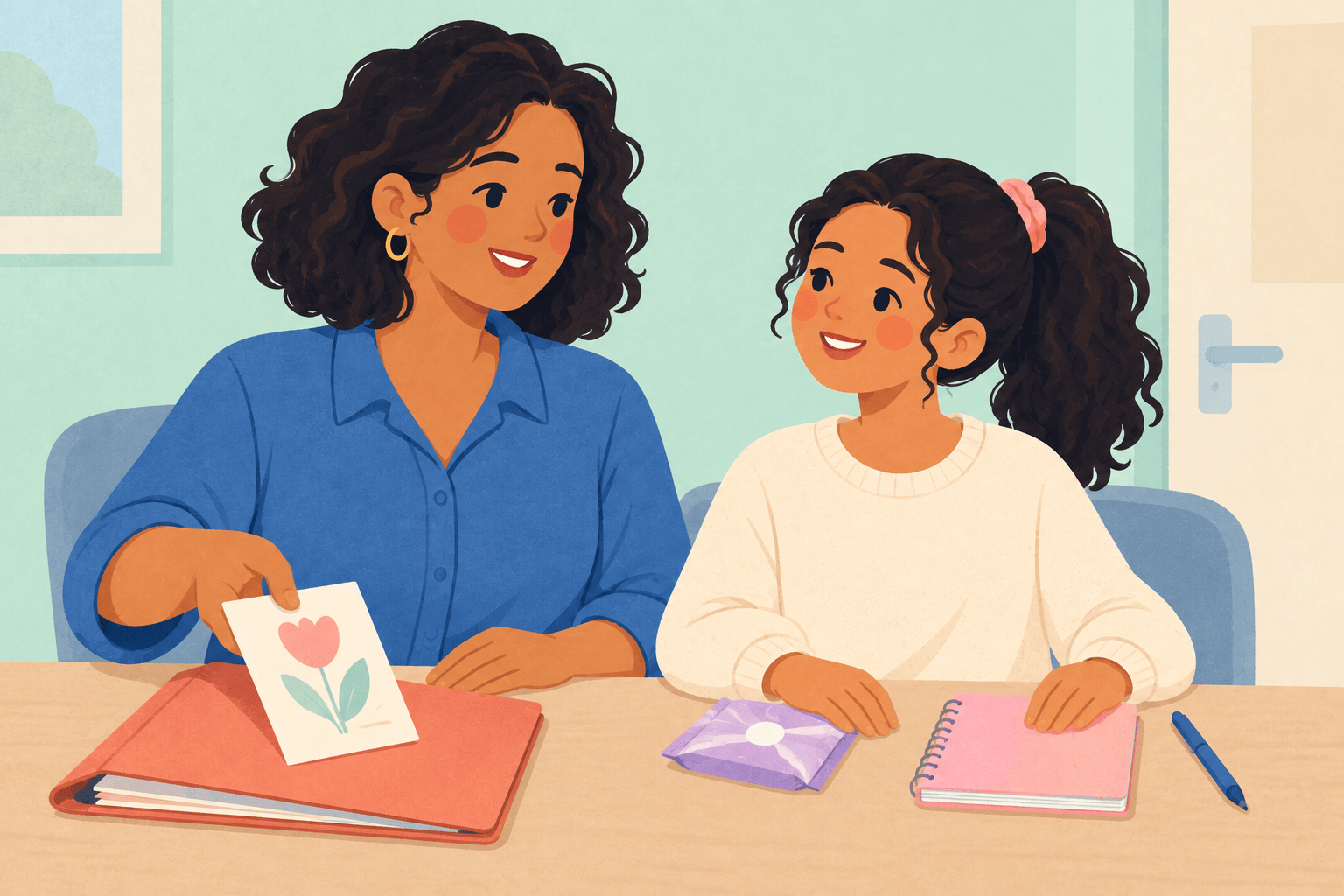 Illustration about early first period