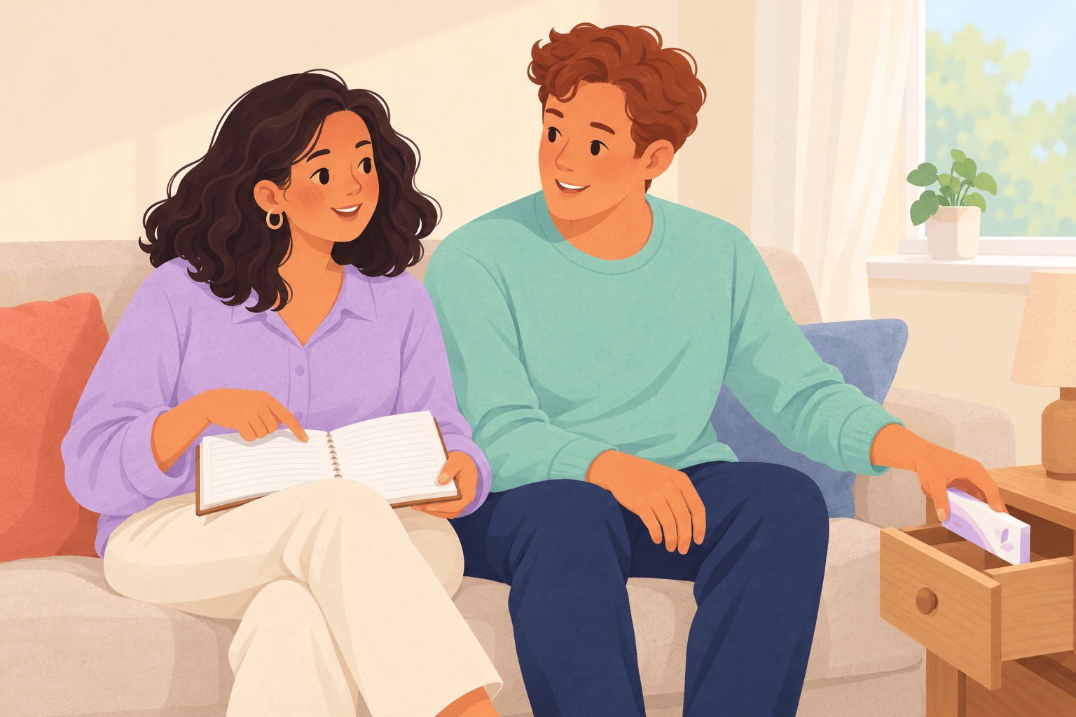 Illustration about sex before ovulation
