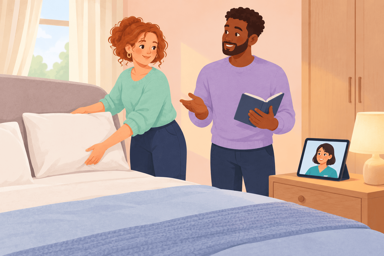 Illustration about conception timing myths