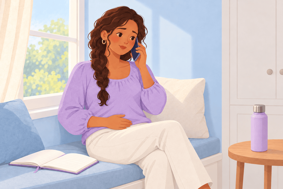 Illustration about ovulation pain