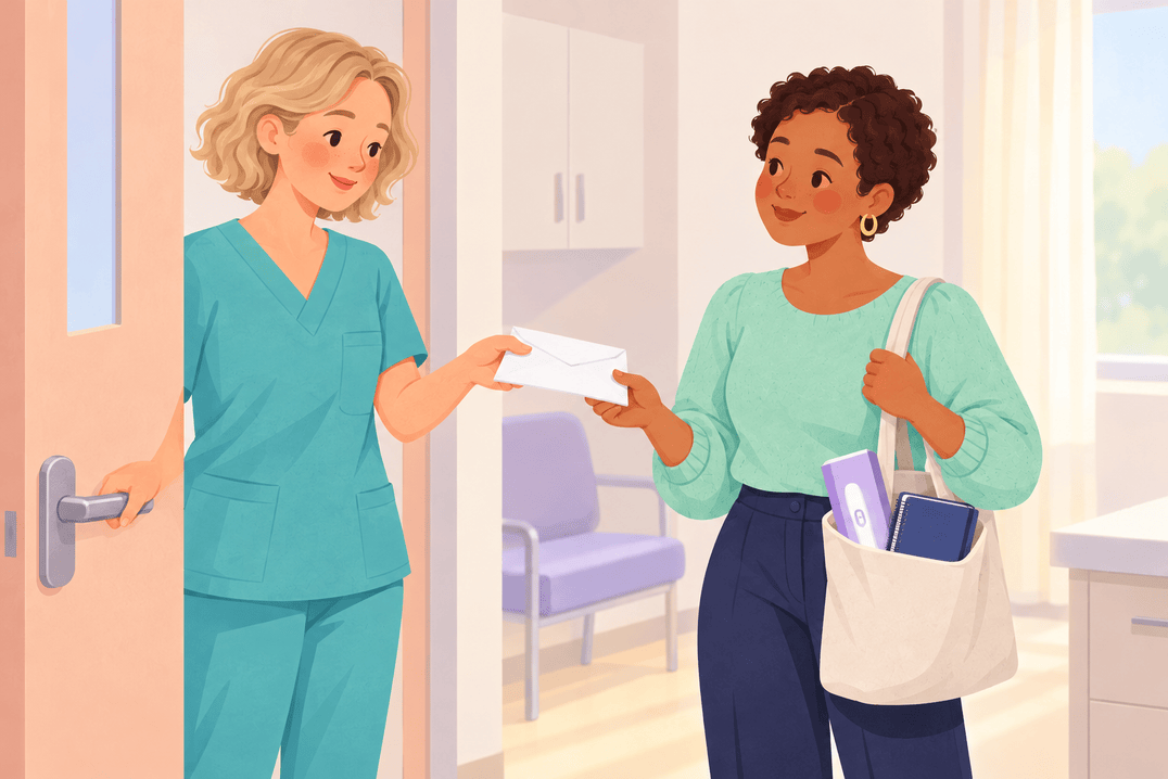 Illustration about pcos and ovulation tests