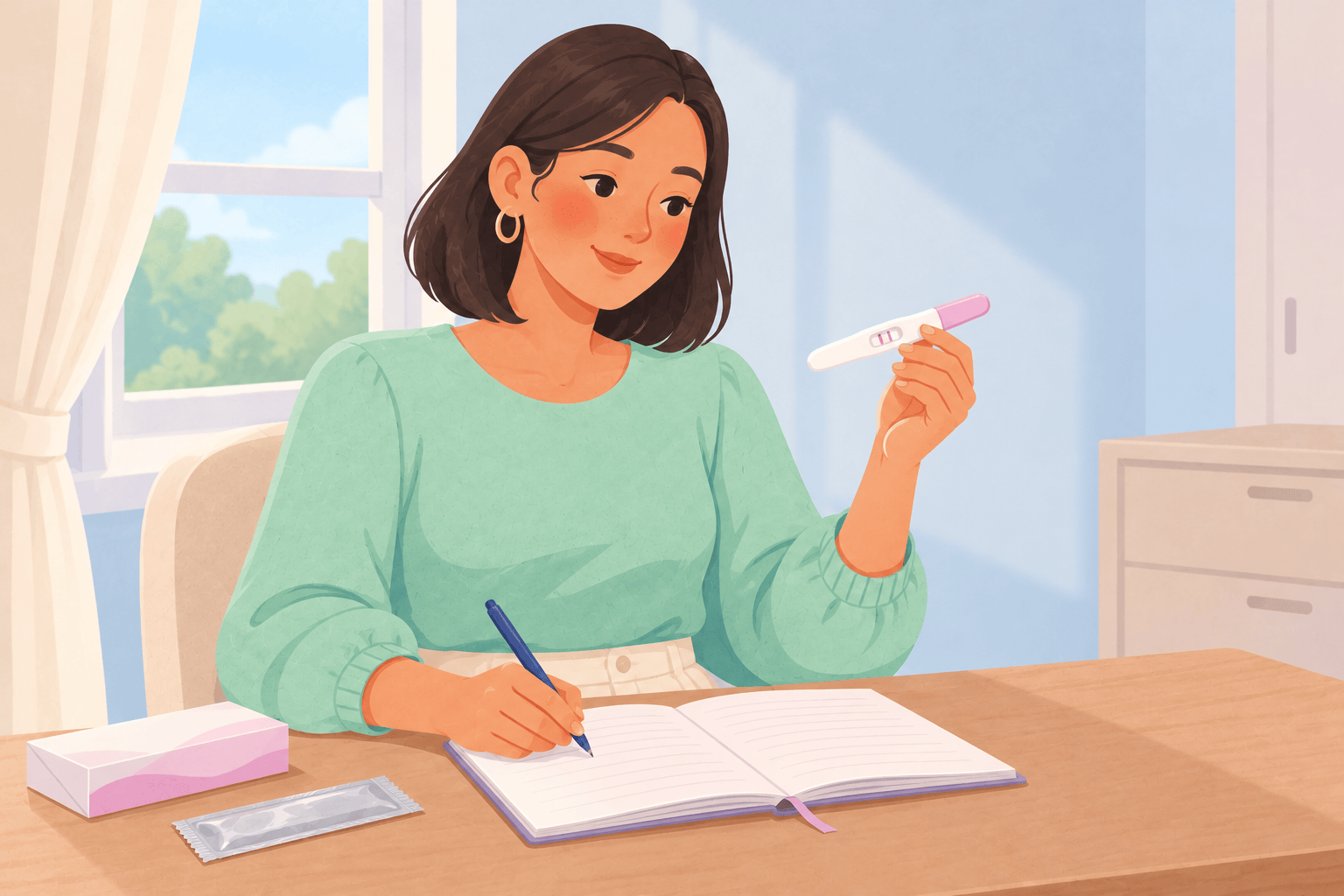 Illustration about combining lh tests with cycle notes