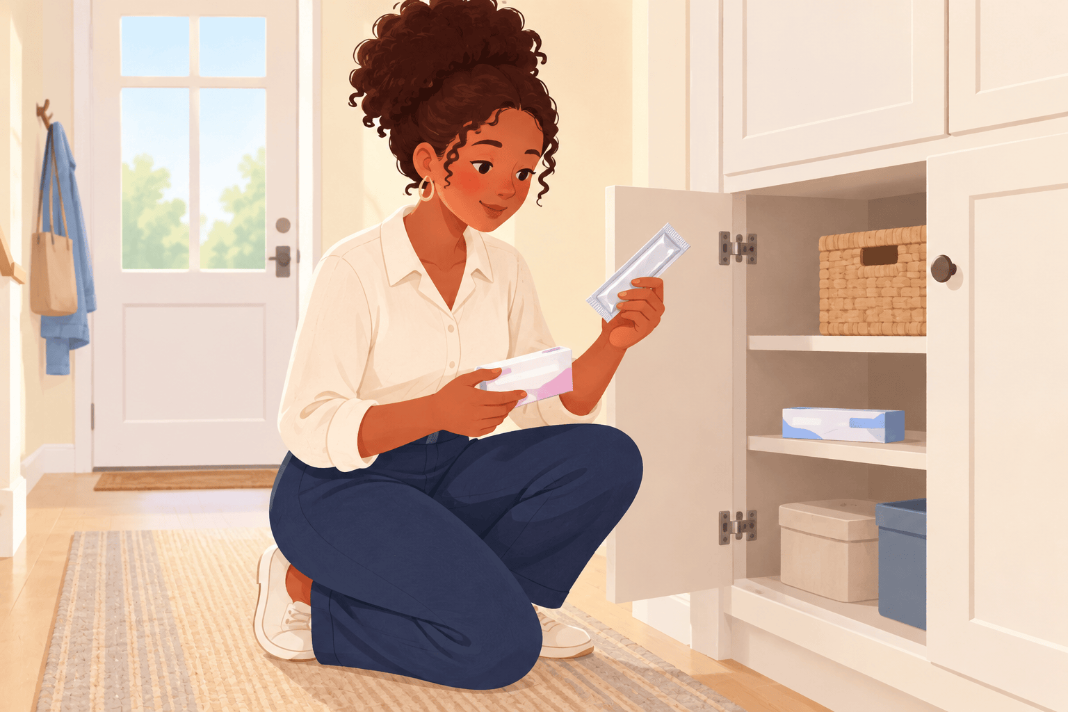 Illustration about expired pregnancy tests