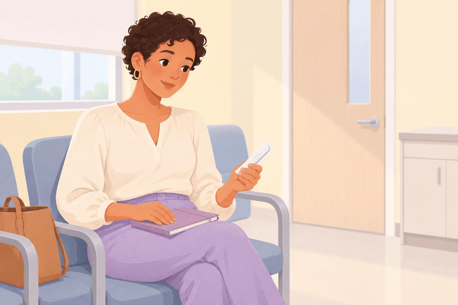 Illustration about implantation timing