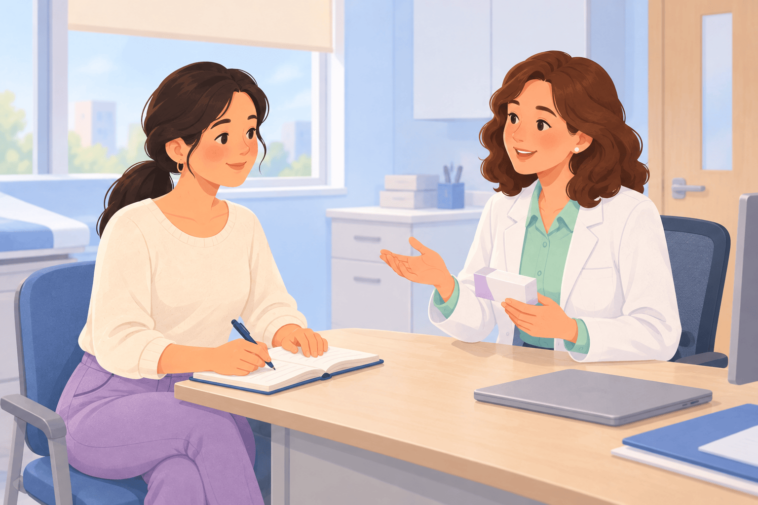 Illustration about epilepsy medicines and pregnancy planning
