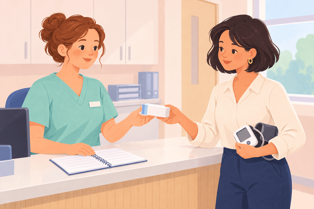 Illustration about blood pressure medicines before conception