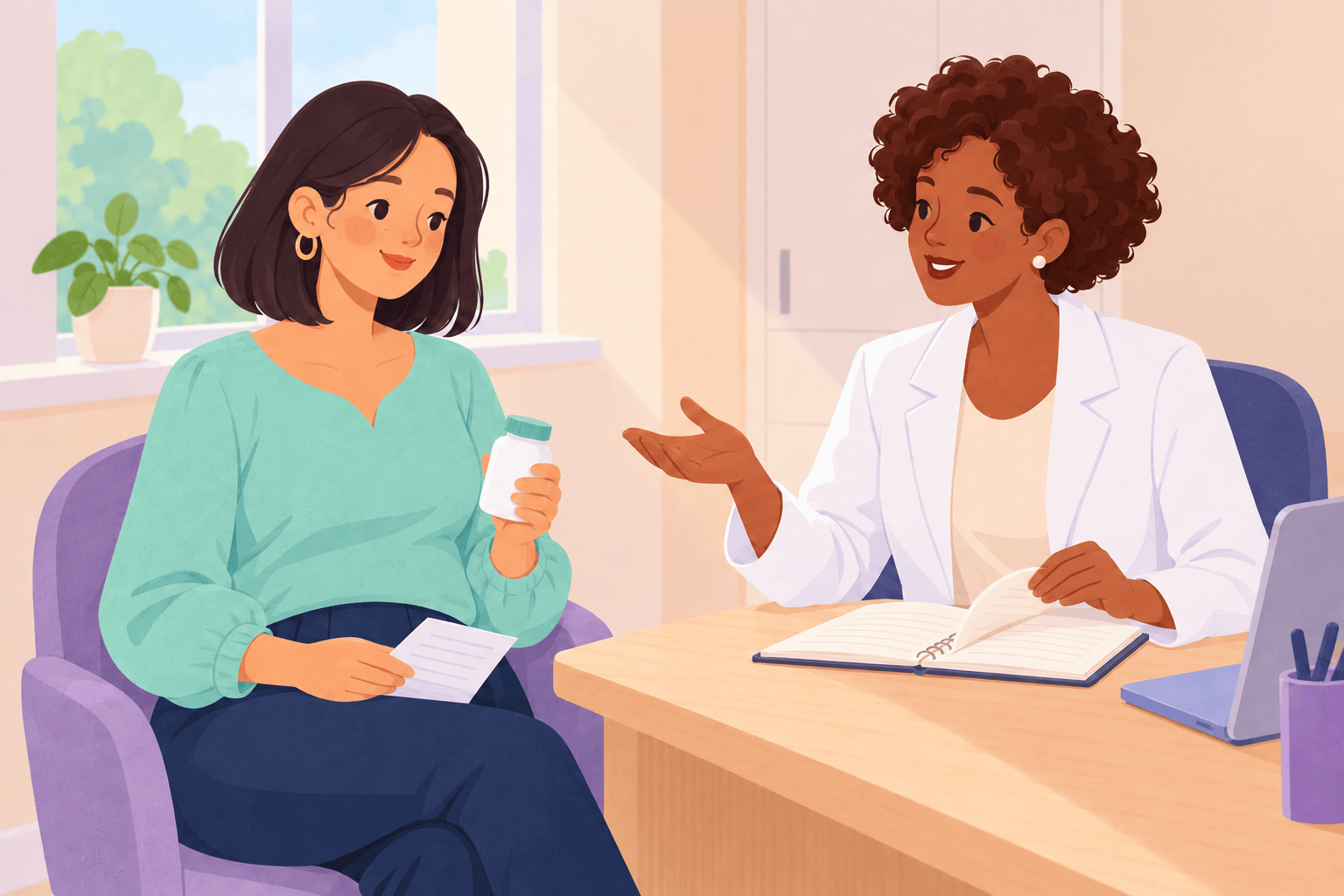 Illustration about vitamin d before pregnancy