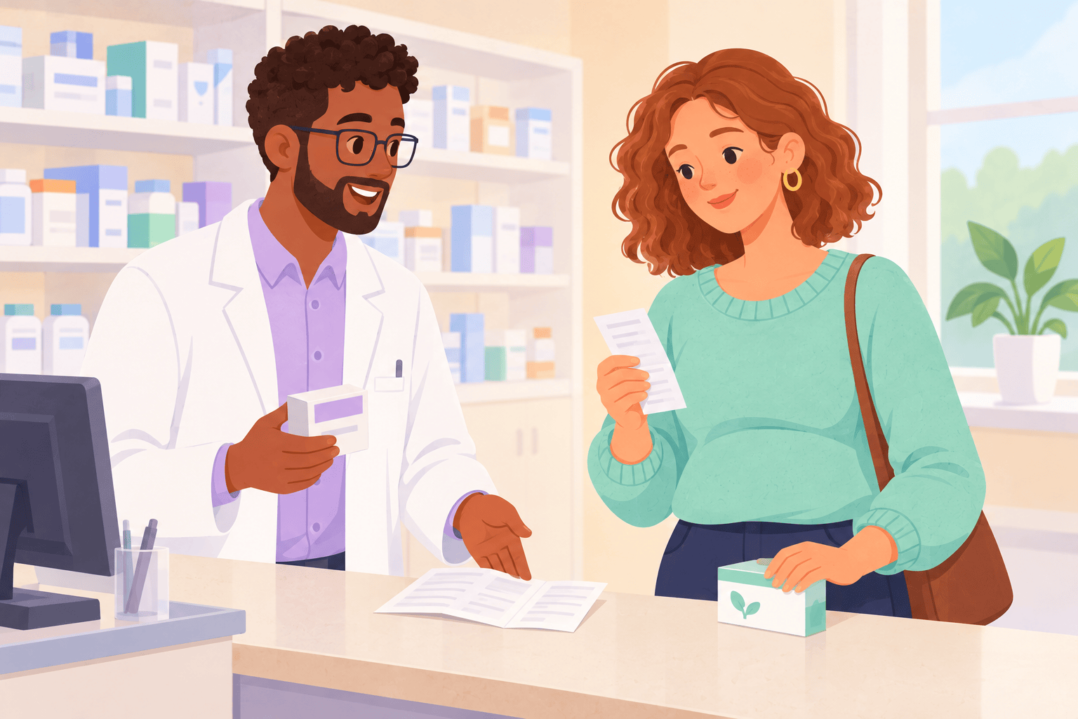 Illustration about fertility supplements