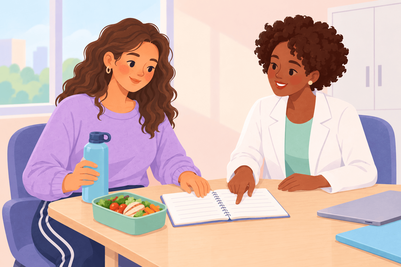 Illustration about intense training and conception