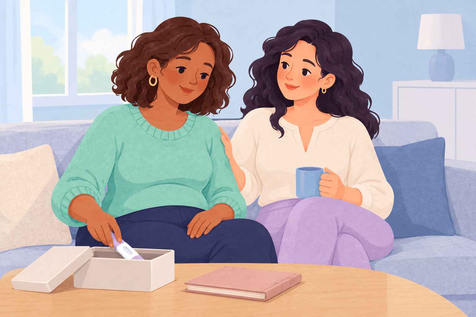 Illustration about taking a break from trying