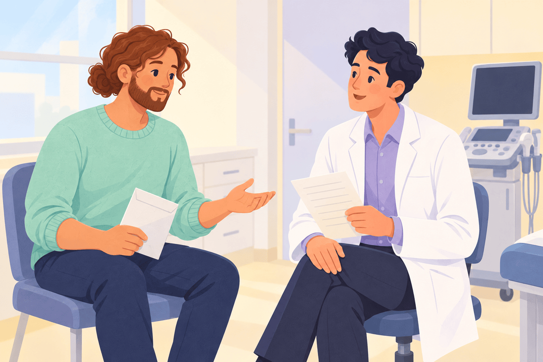 Illustration about varicocele and fertility