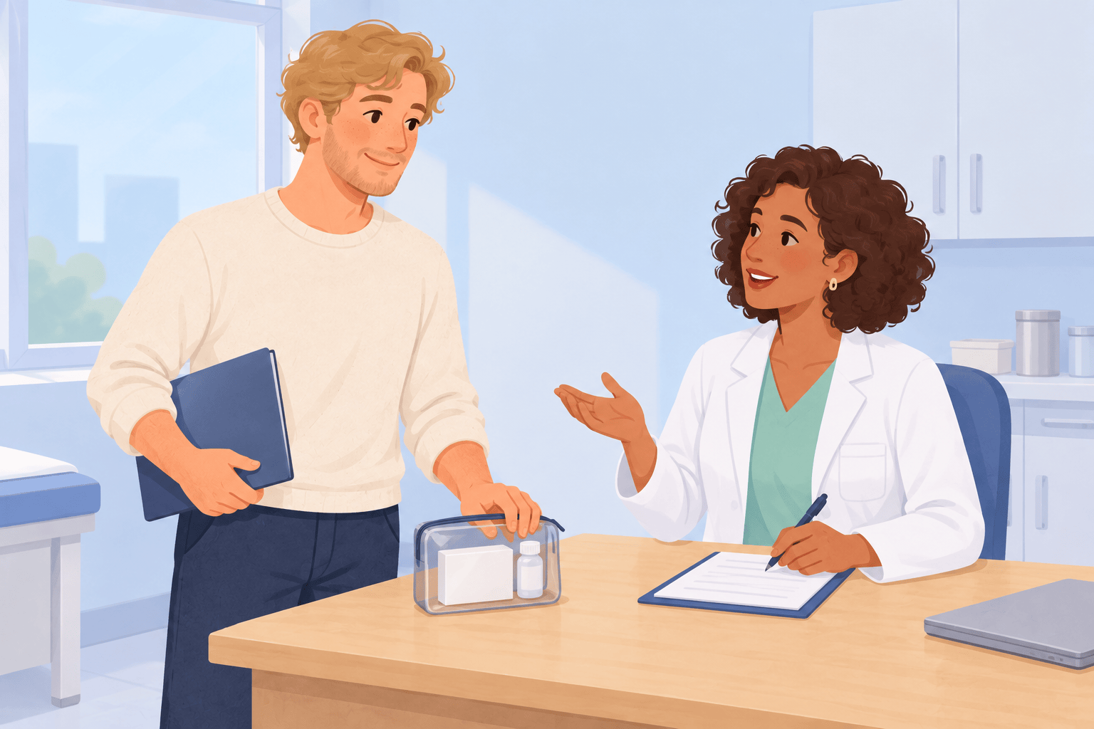 Illustration about testosterone treatment and sperm production
