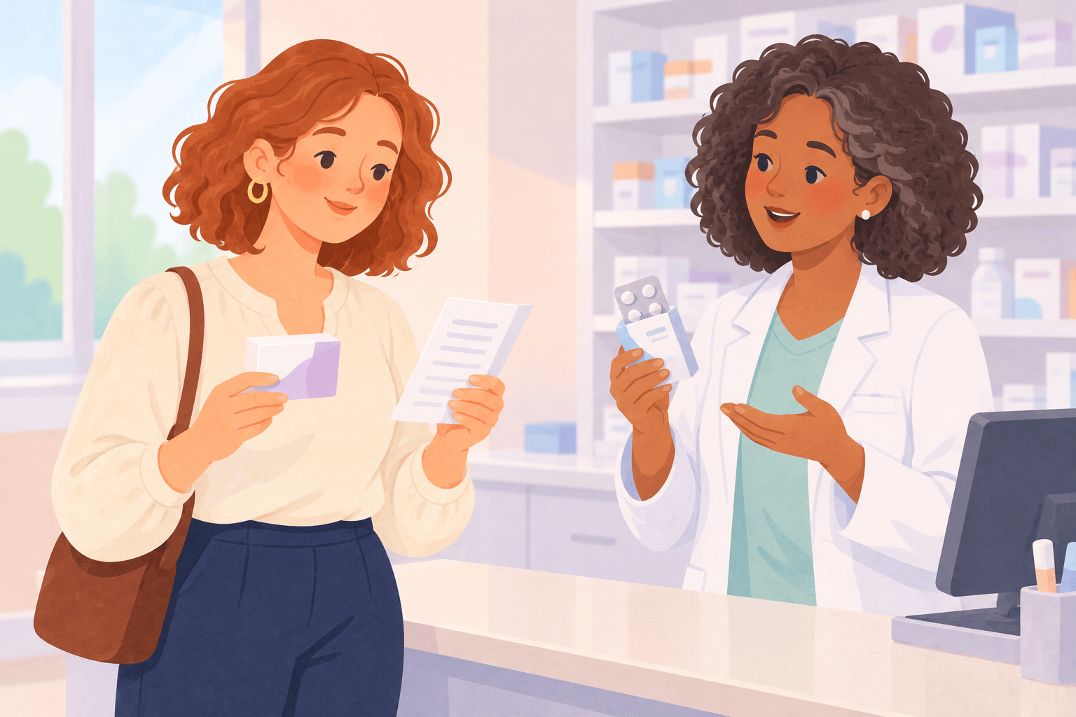 Illustration about pcos ovulation treatment