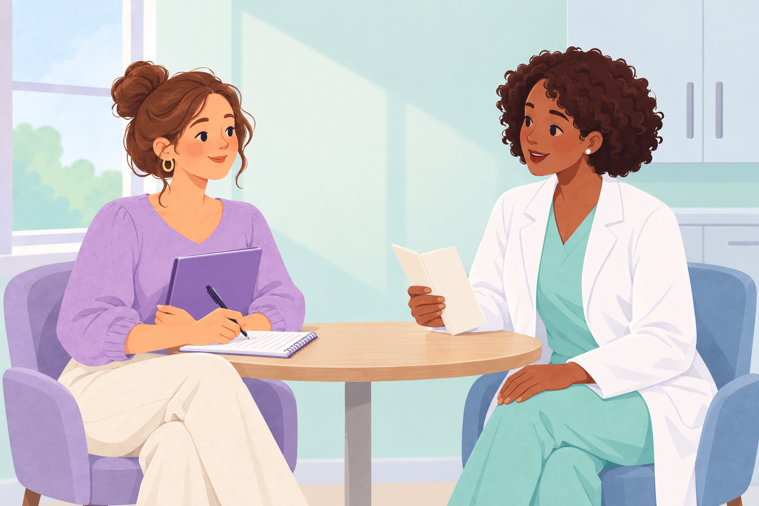 Illustration about endometriosis surgery before pregnancy