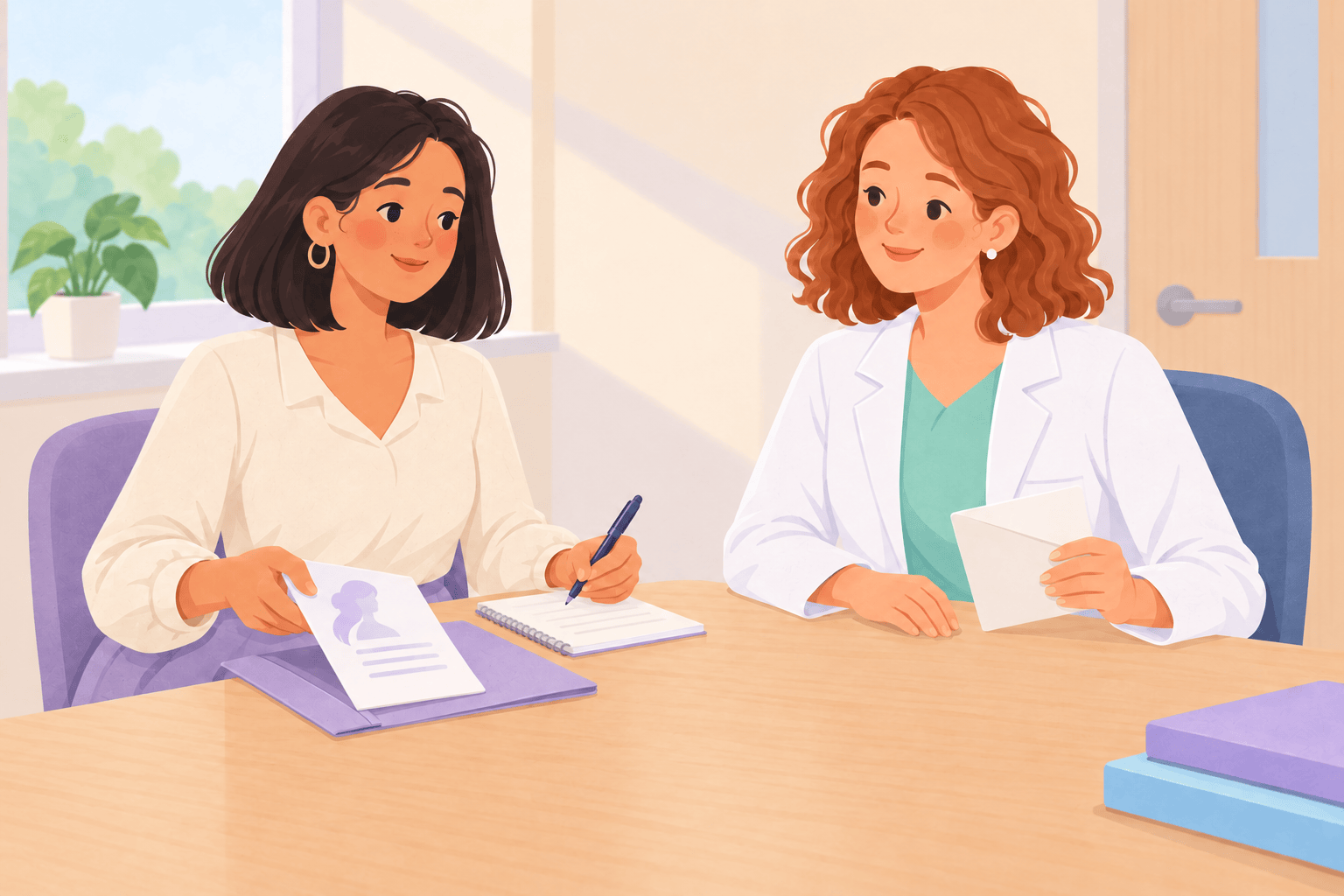 Illustration about uterine polyps and fertility