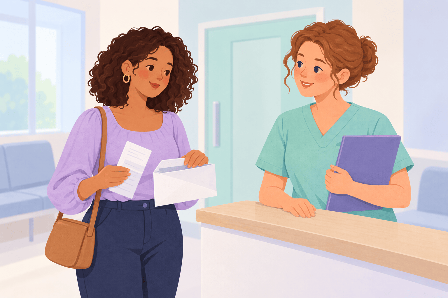 Illustration about ovarian cysts while trying to conceive