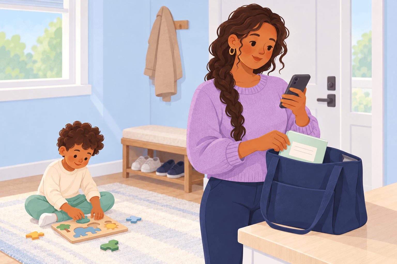 Illustration about secondary infertility