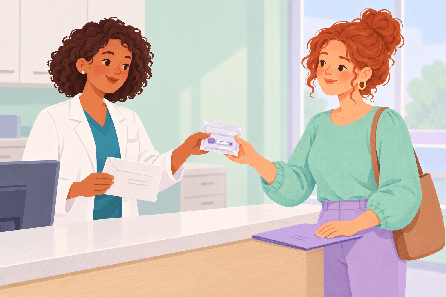 Illustration about ovarian reserve testing