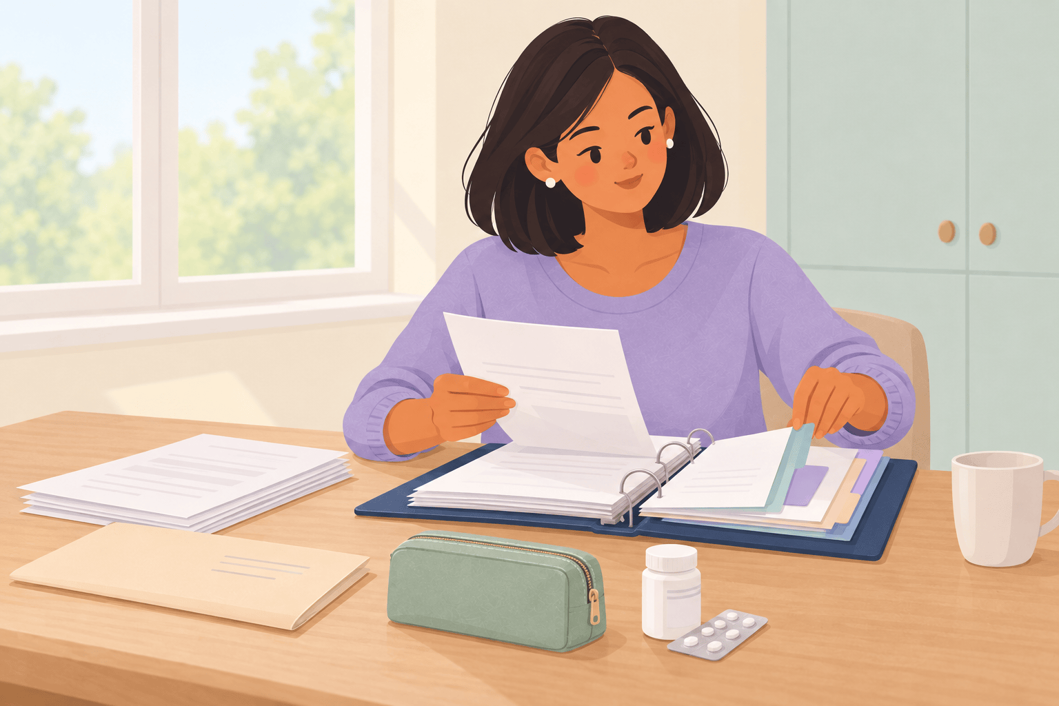Illustration about fertility test results