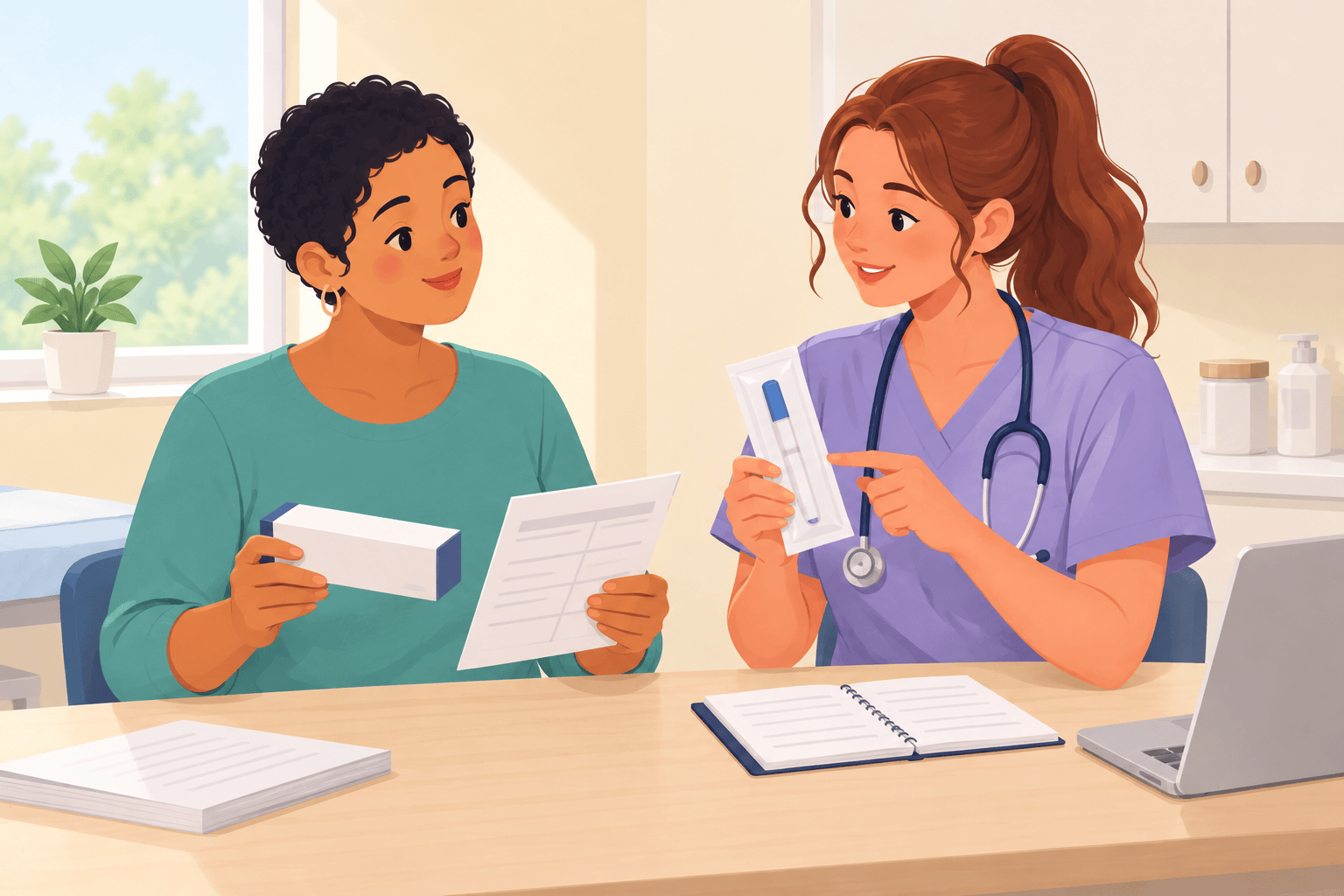 Illustration about gonadotropin injections
