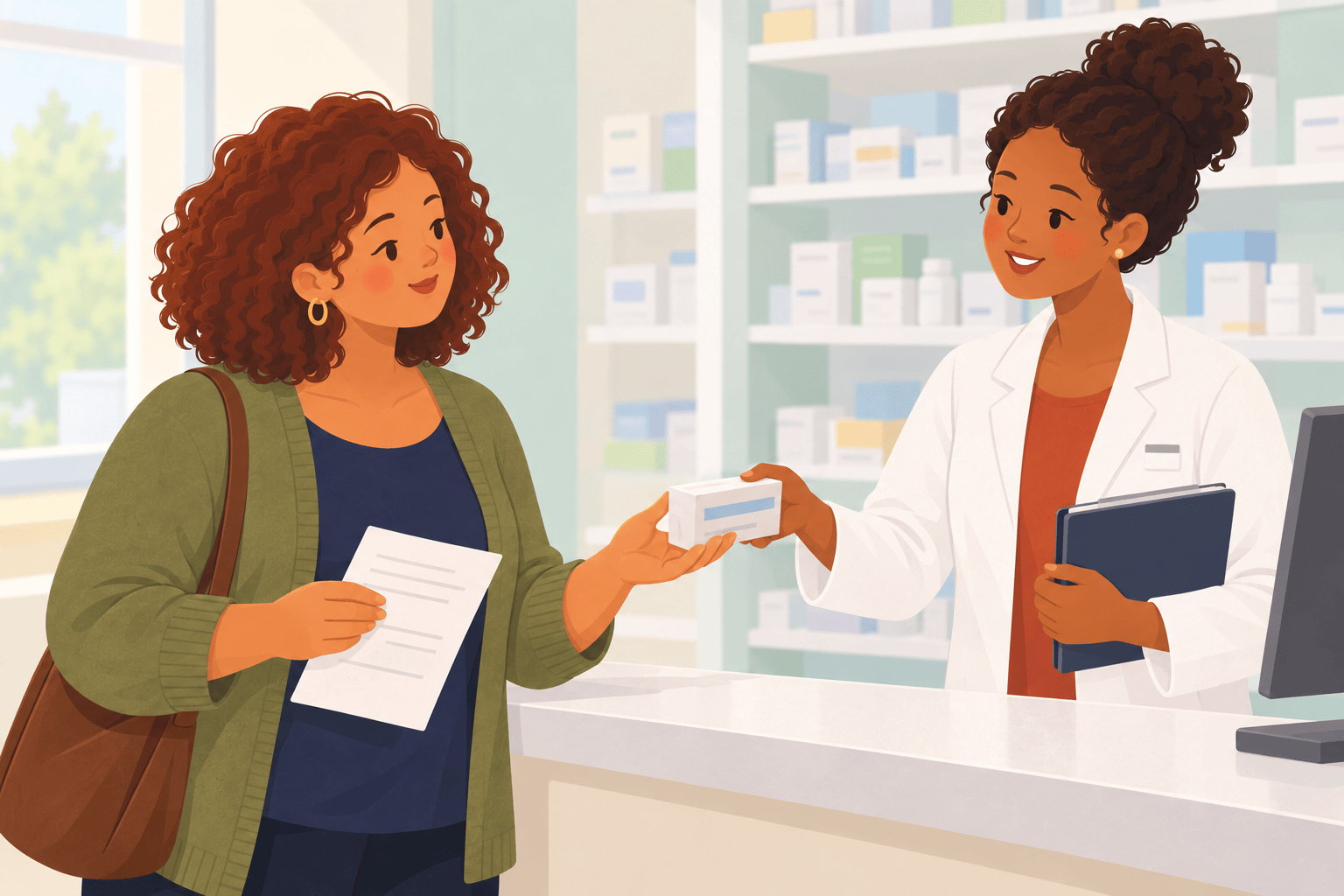 Illustration about progesterone support after transfer