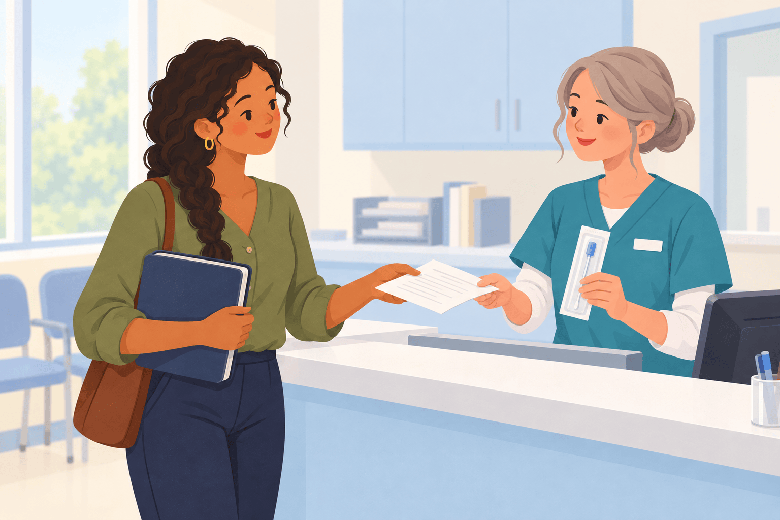 Illustration about miscarriage investigations