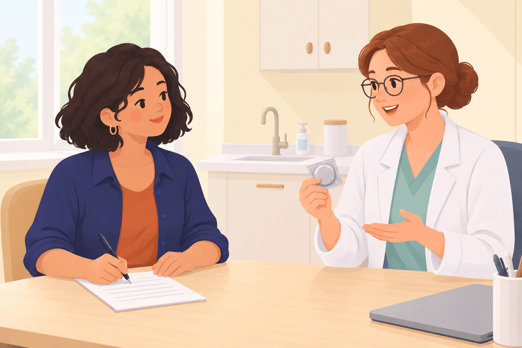 Illustration about pregnancy from pre-ejaculate