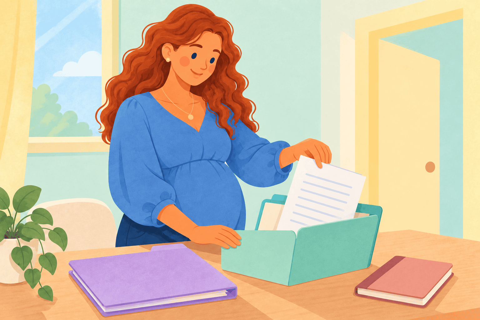 Illustration about changing doctors during pregnancy