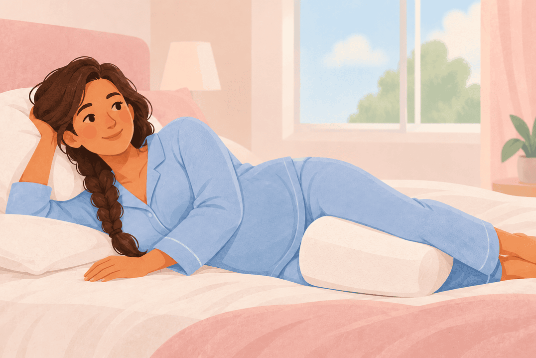 Illustration about hip pain during pregnancy