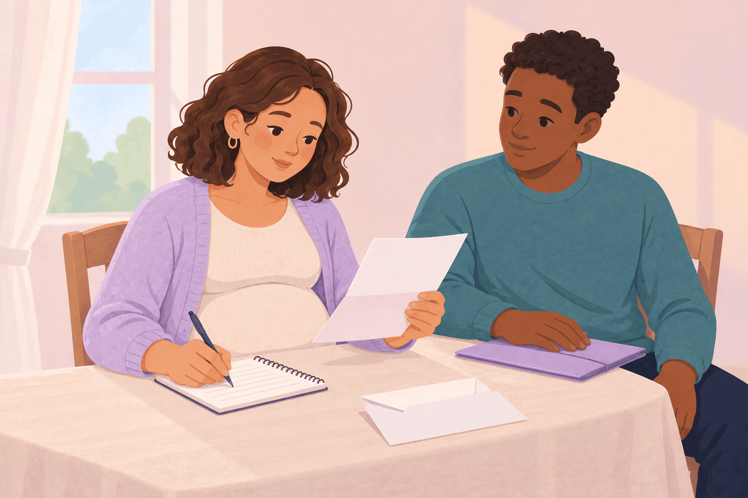 Illustration about unexpected prenatal results
