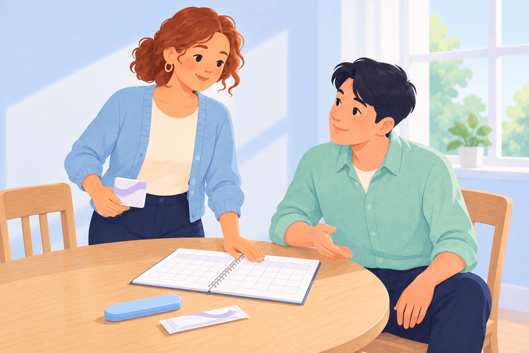 Illustration about week 2 of pregnancy