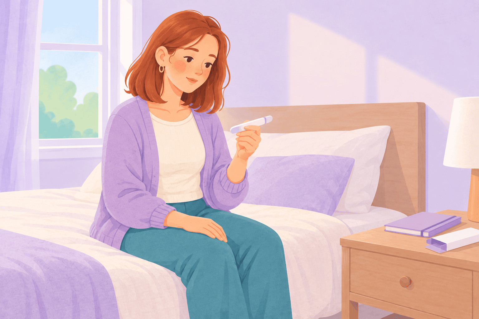 Illustration about week 4 of pregnancy