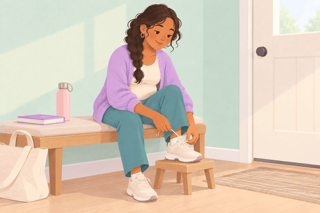 Illustration about week 8 of pregnancy