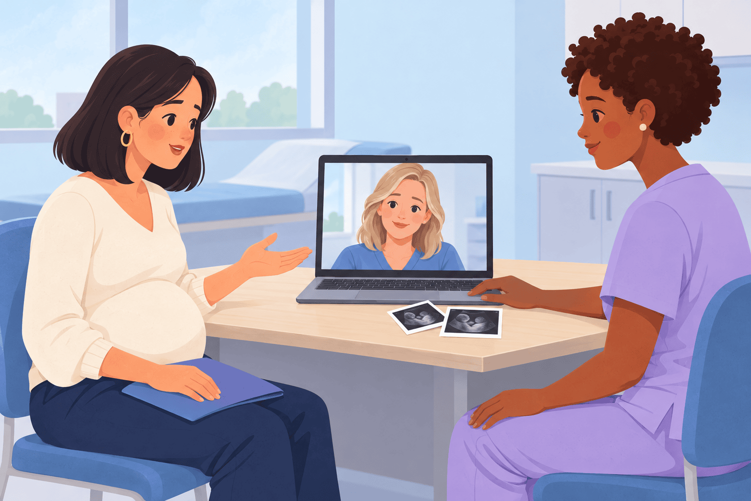 Illustration about twin-to-twin transfusion syndrome