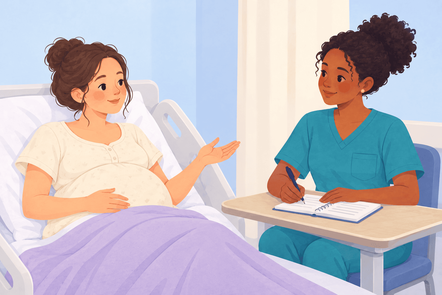 Illustration about birth preferences when plans change